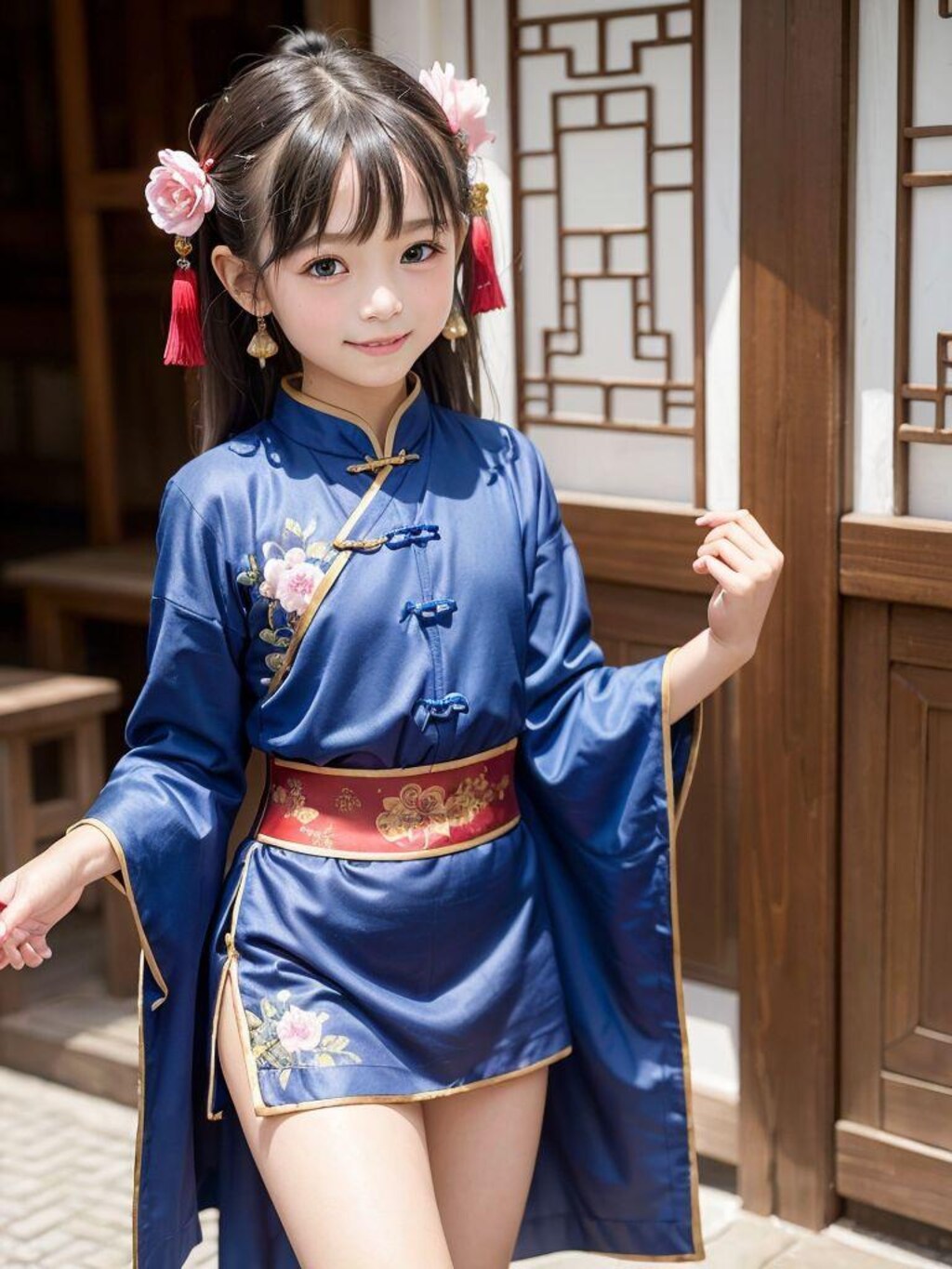 青チャイナちゃん
