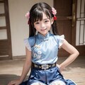 青チャイナちゃん 3枚目