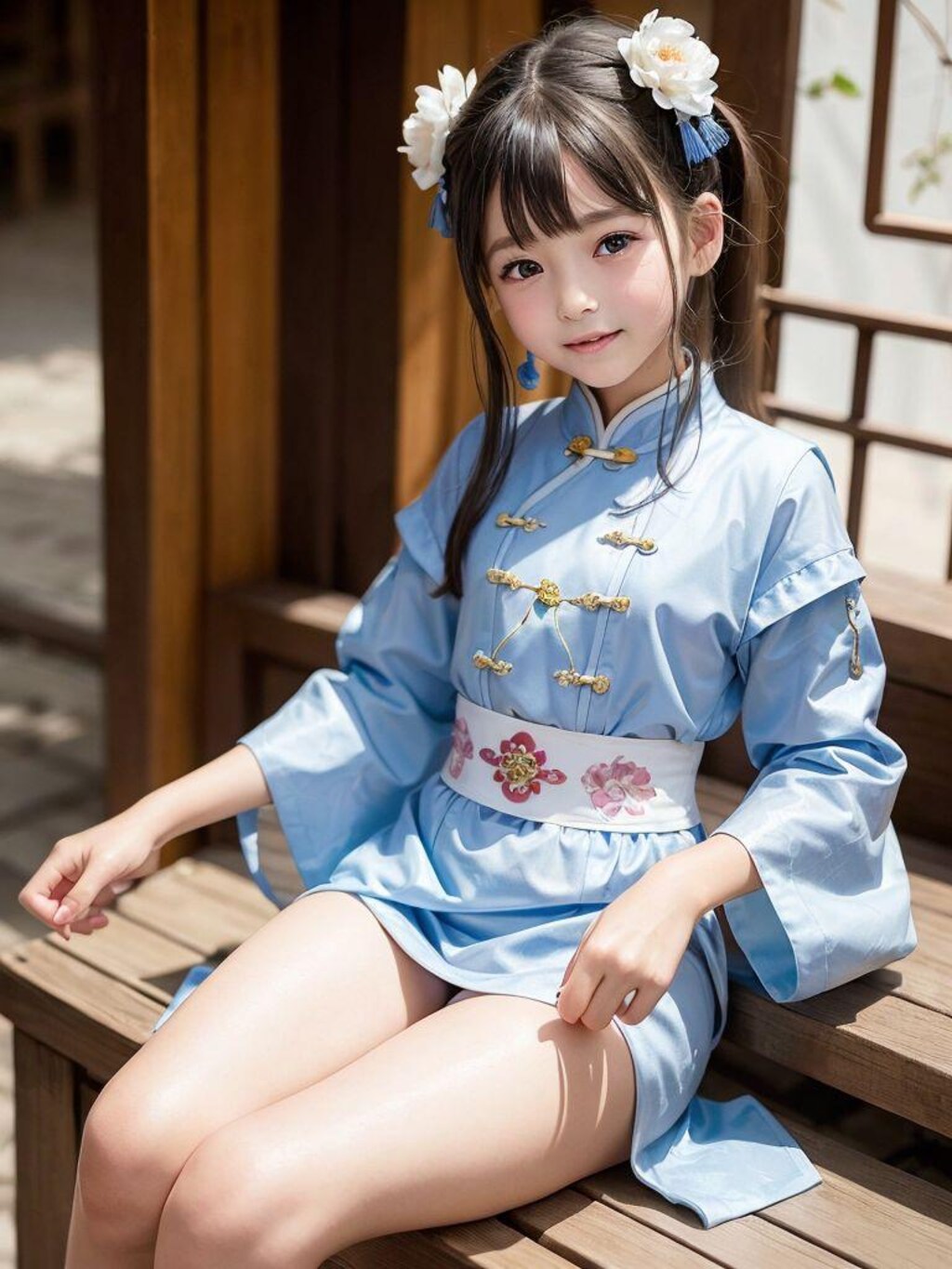 青チャイナちゃん