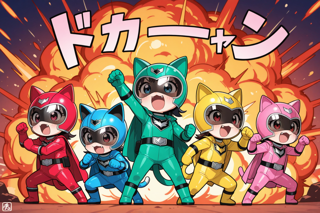 ひみゃつせんたいねこれんぢやー！！