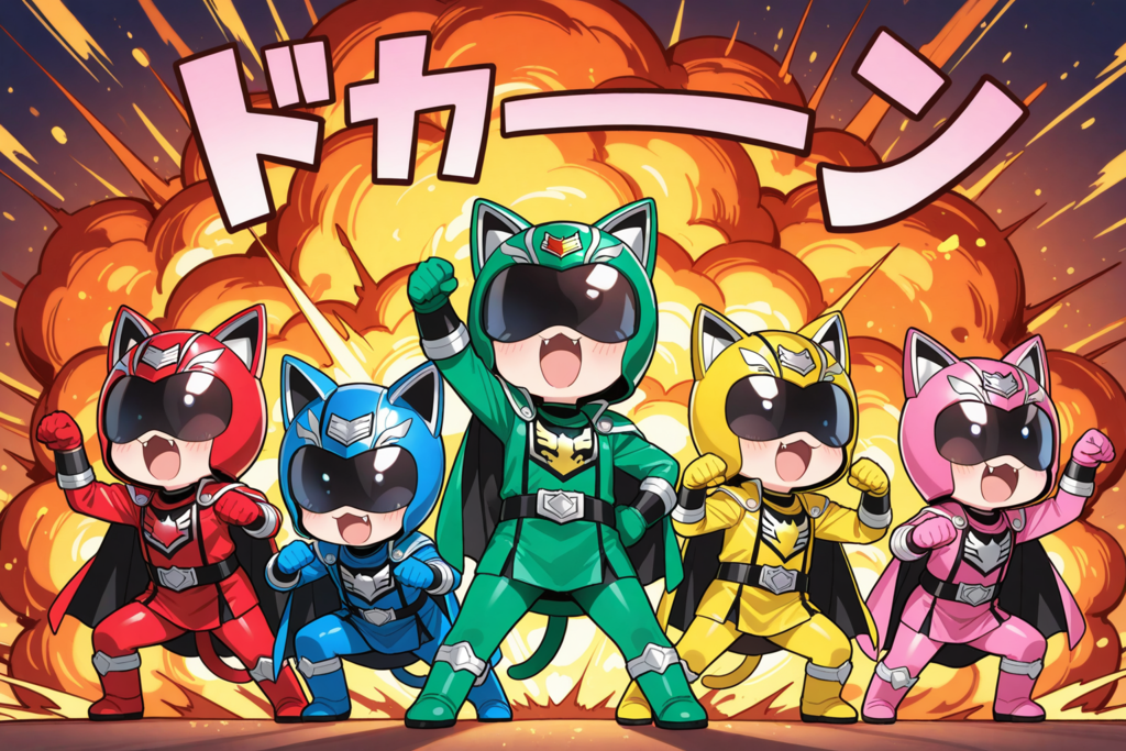 ひみゃつせんたいねこれんぢやー！！