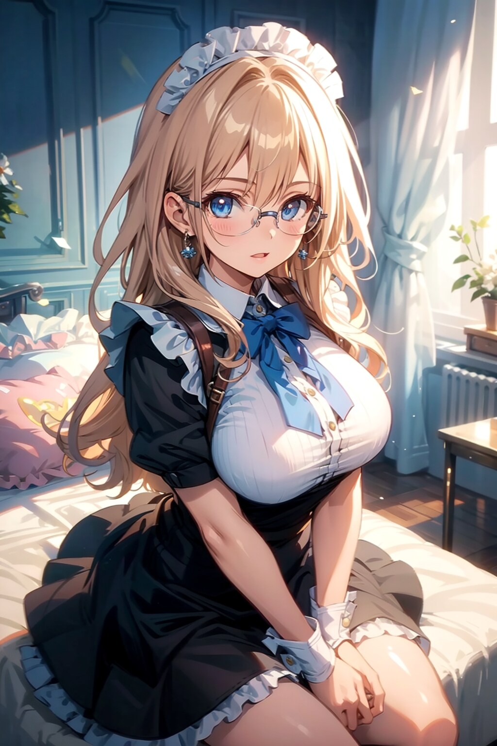 メガネ美少女メイド