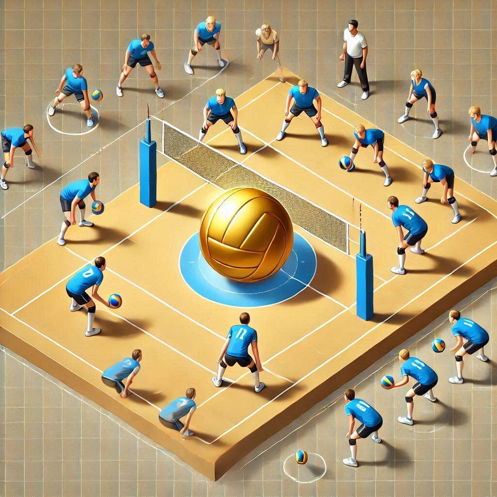 バレーボールのフォーメーション