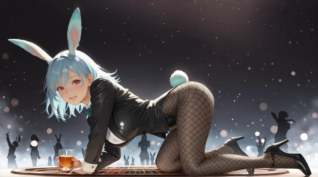 バニーガールコスは困りもの
