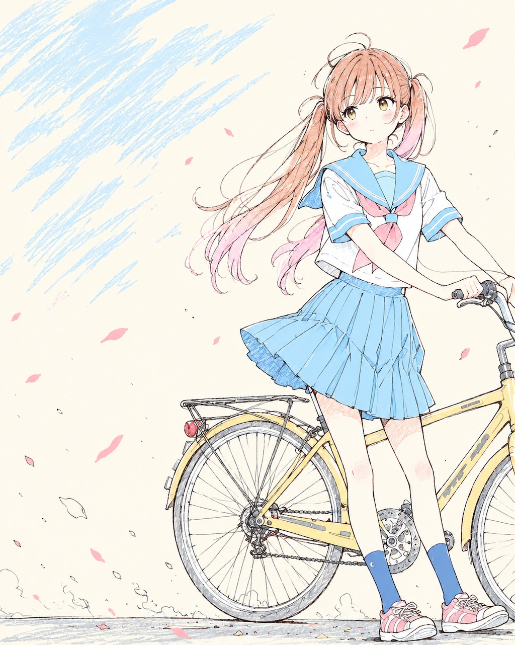 ツインテ女子高生