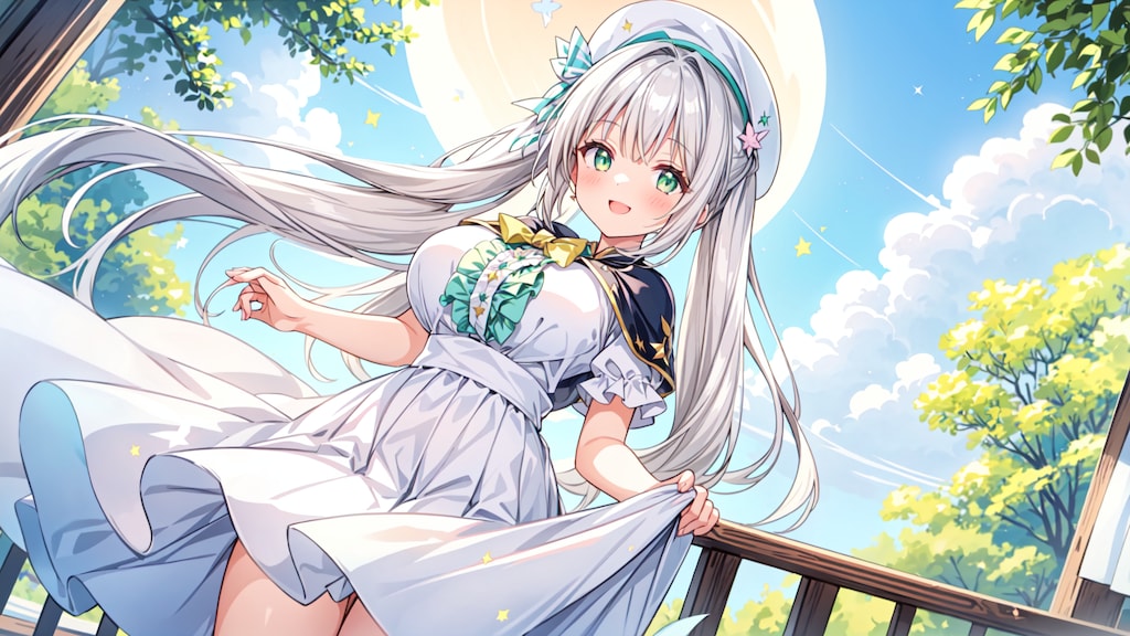暑さに負けず