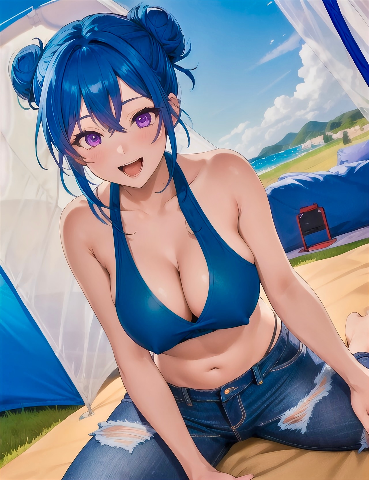 リンちゃん💙エロいキャンプ⛺️