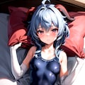 甘雨  (水着前編)スク水ニーソ・紐・マイクロ・フリルビキニ 3枚目