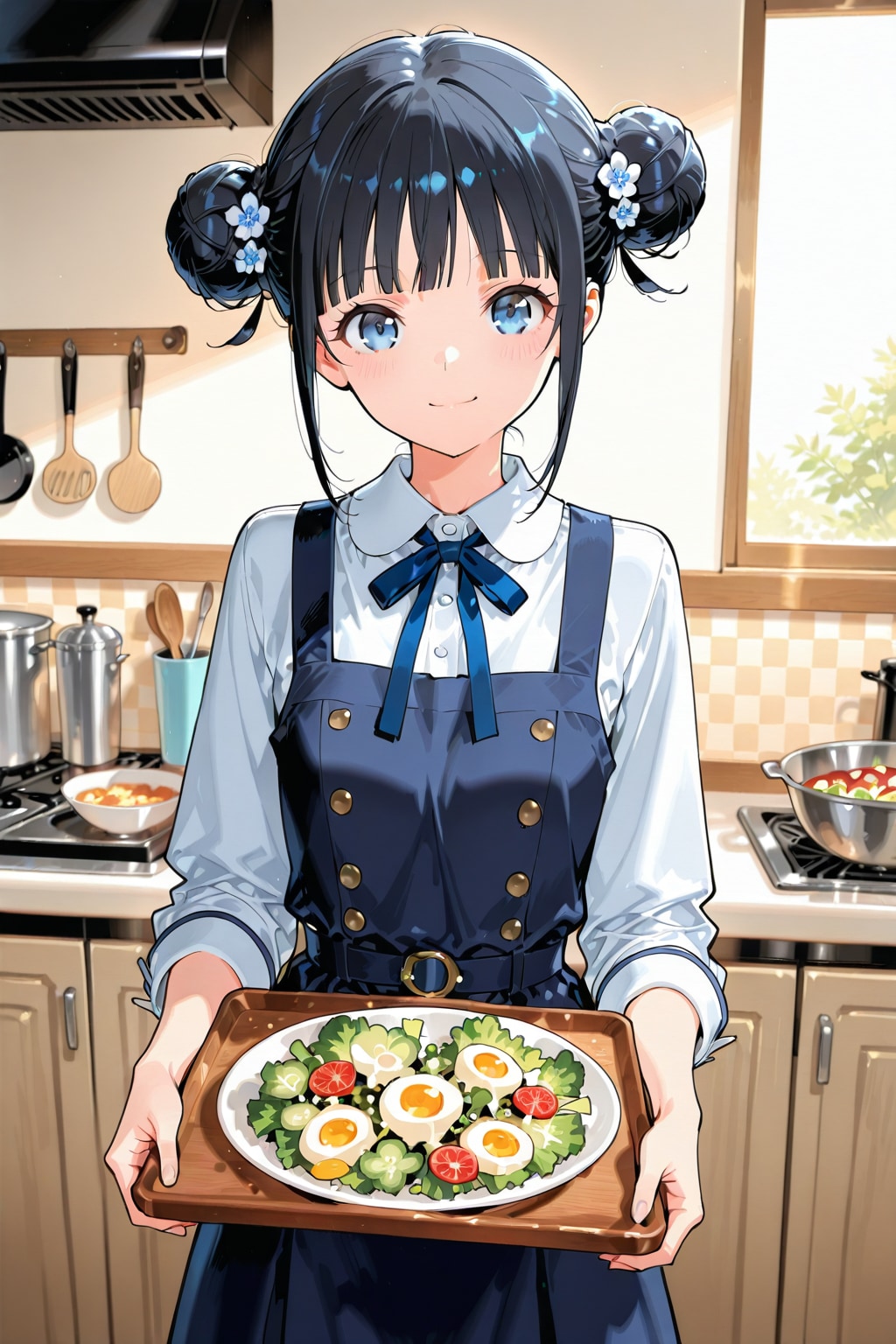 おだんごちゃん🍡✨と朝ごはん🍚✨　6/3 | の人気AIイラスト・グラビア