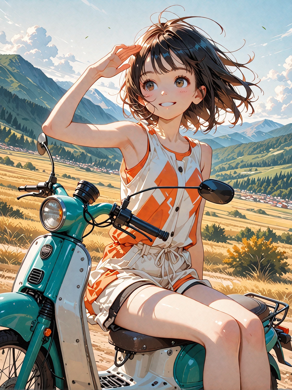 バイク | の人気AIイラスト・グラビア