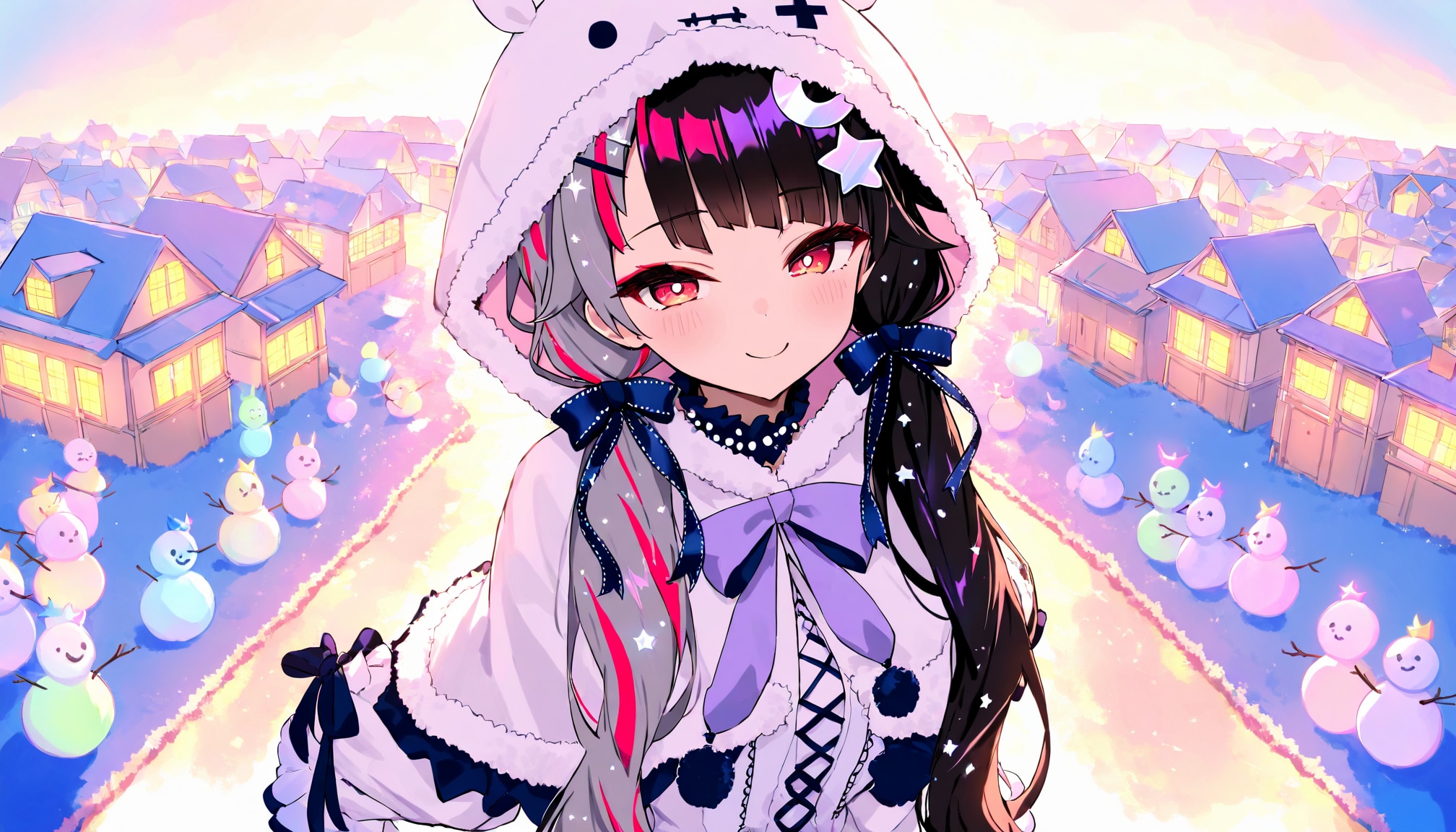 冬 - 夜見れな / にじさんじ | の人気AIイラスト・グラビア