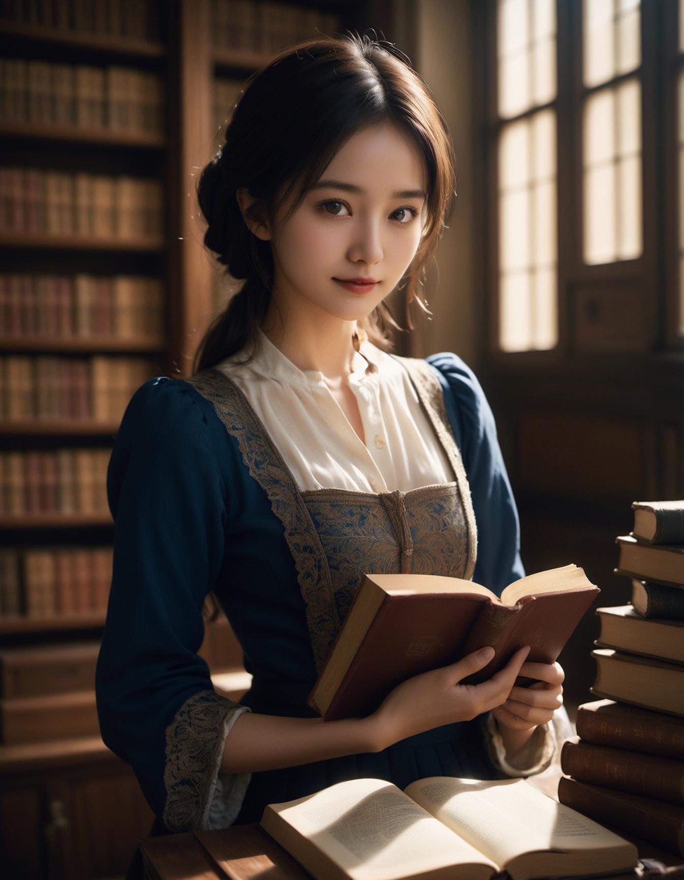図書館のお姉さん