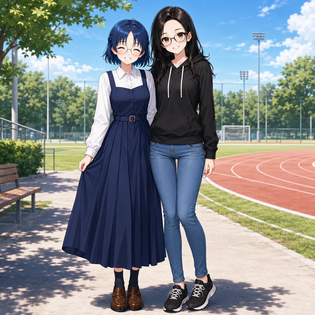 【FA御礼】Sumiさんのうちの子ちゃんとツーショット🏍️ | の人気AIイラスト・グラビア