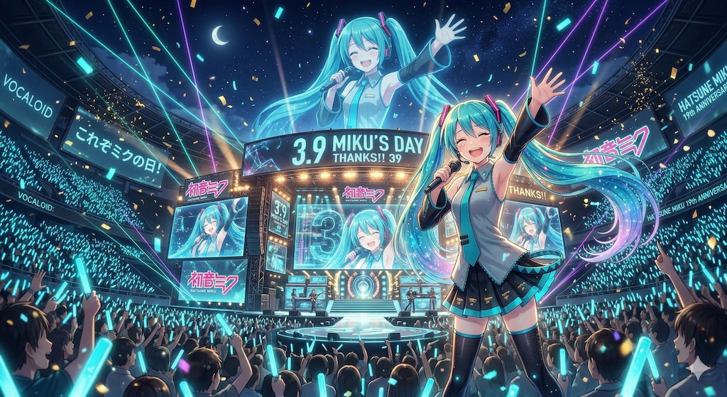 ミクの日🎵ライブ🎶