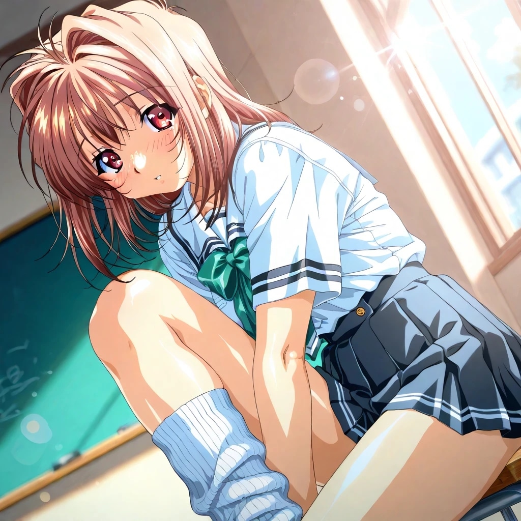 河〇理恵 制服ヌードグラビア編