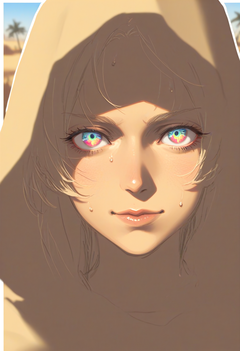 What makes the desert beautiful is that somewhere it hides a well. | の人気AIイラスト・グラビア
