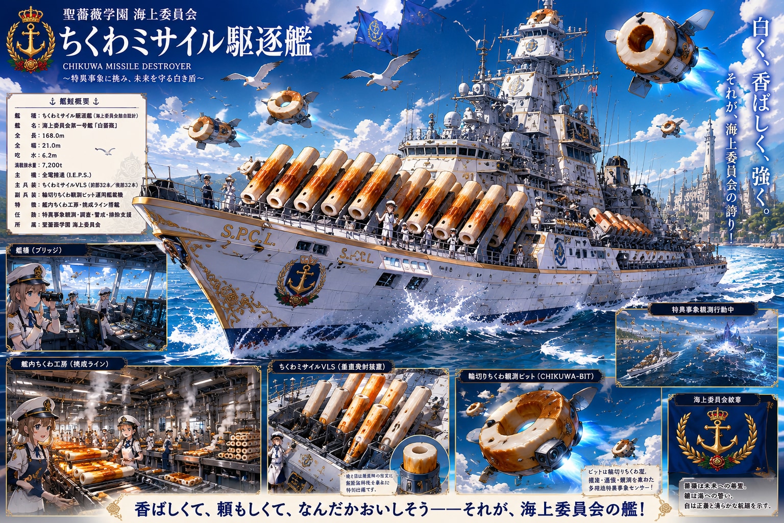 聖薔薇学園編〜ちくわミサイル駆逐艦〜