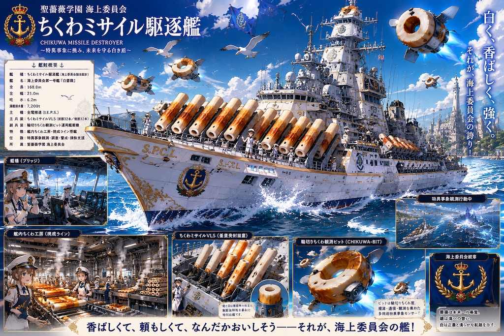 聖薔薇学園編〜ちくわミサイル駆逐艦〜