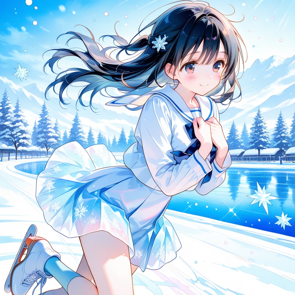 氷上の妖精 | の人気AIイラスト・グラビア