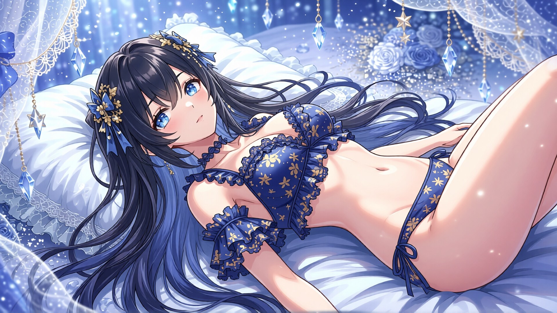 黒髪少女と水着　その9-3