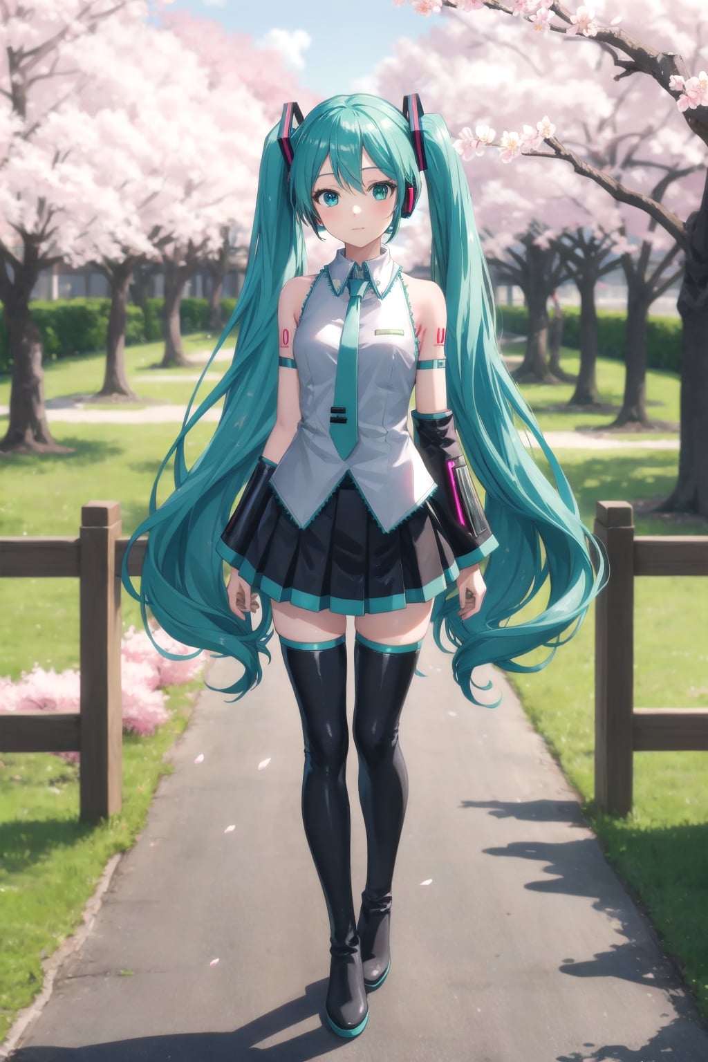 ミクさん全身ショット