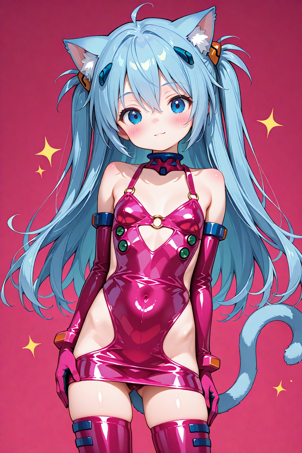ネコミミボディコンプラグスーツ