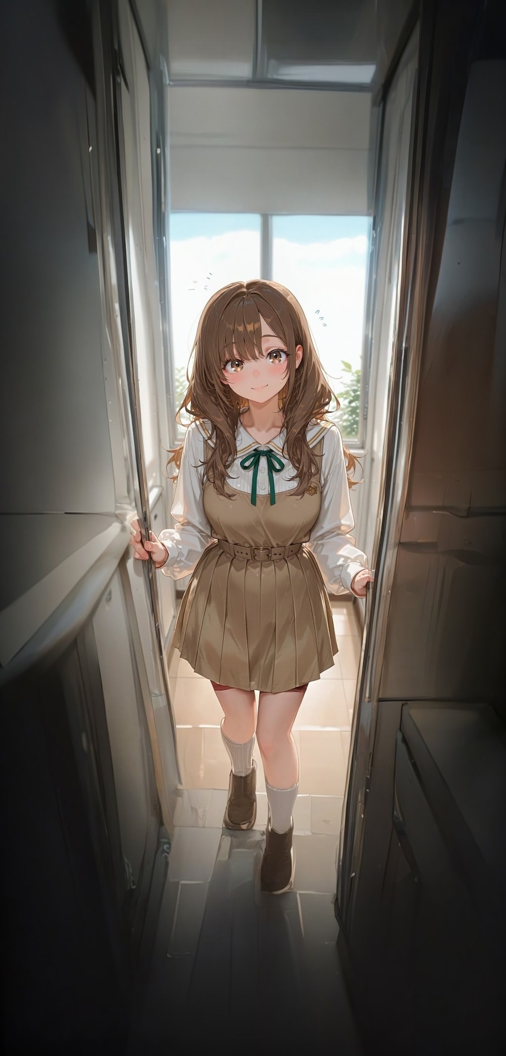 「大人びた可愛らしい少女」をGoogleフォトで編集したもの