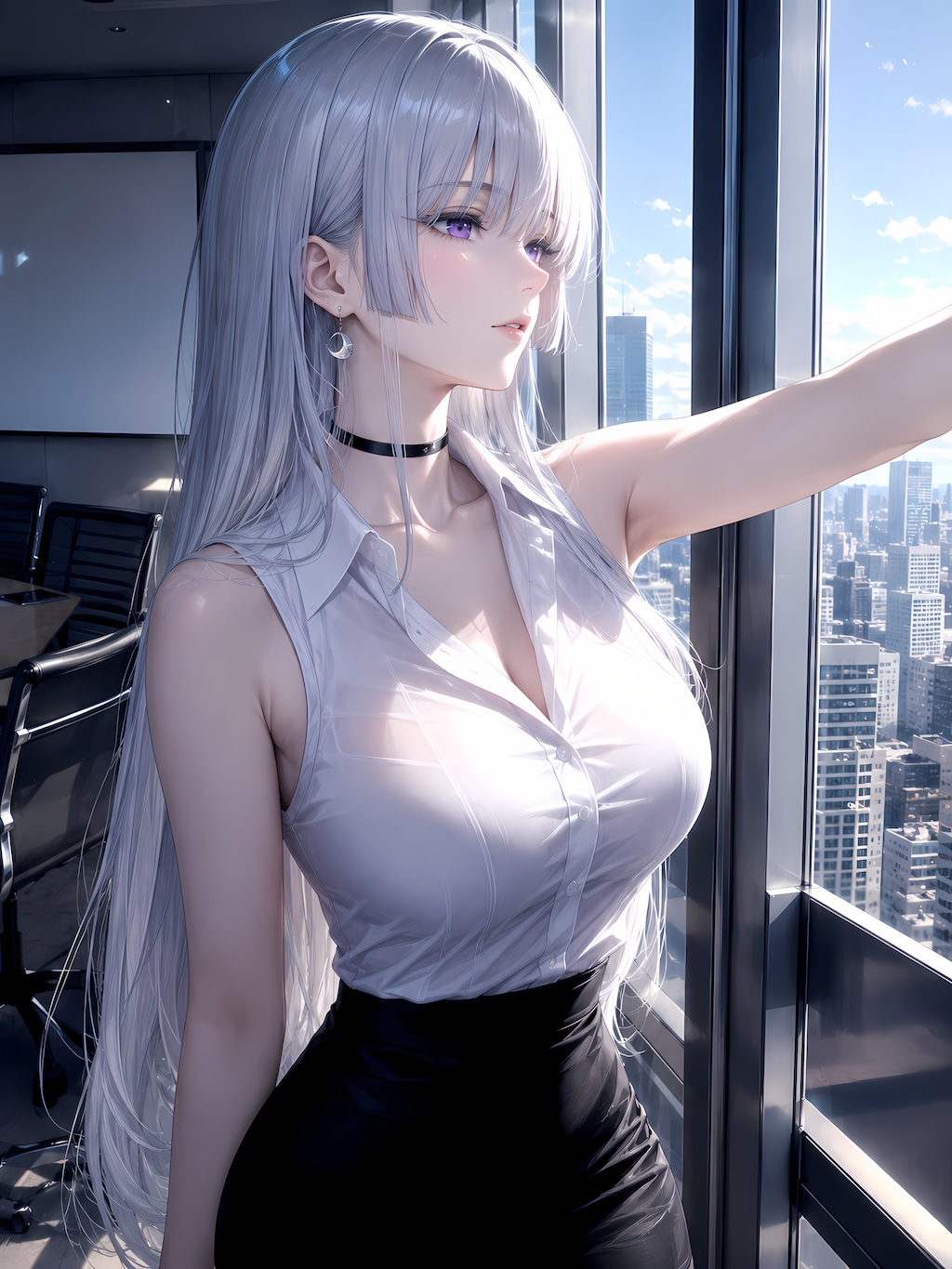 夏のオフィス