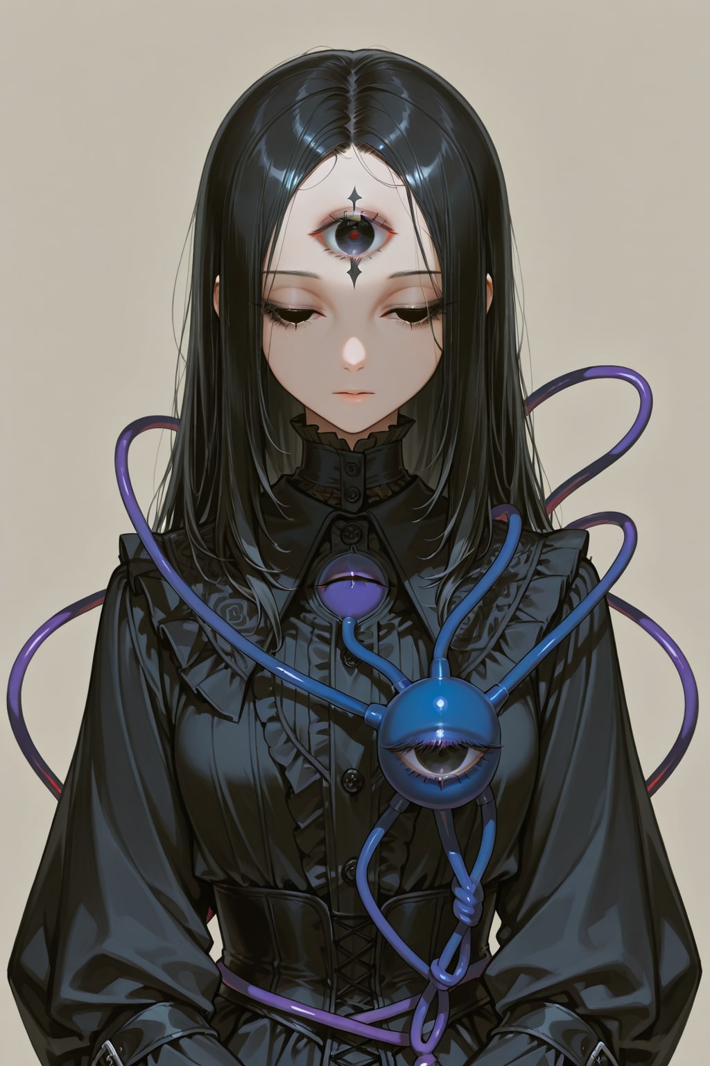 三眼 | の人気AIイラスト・グラビア