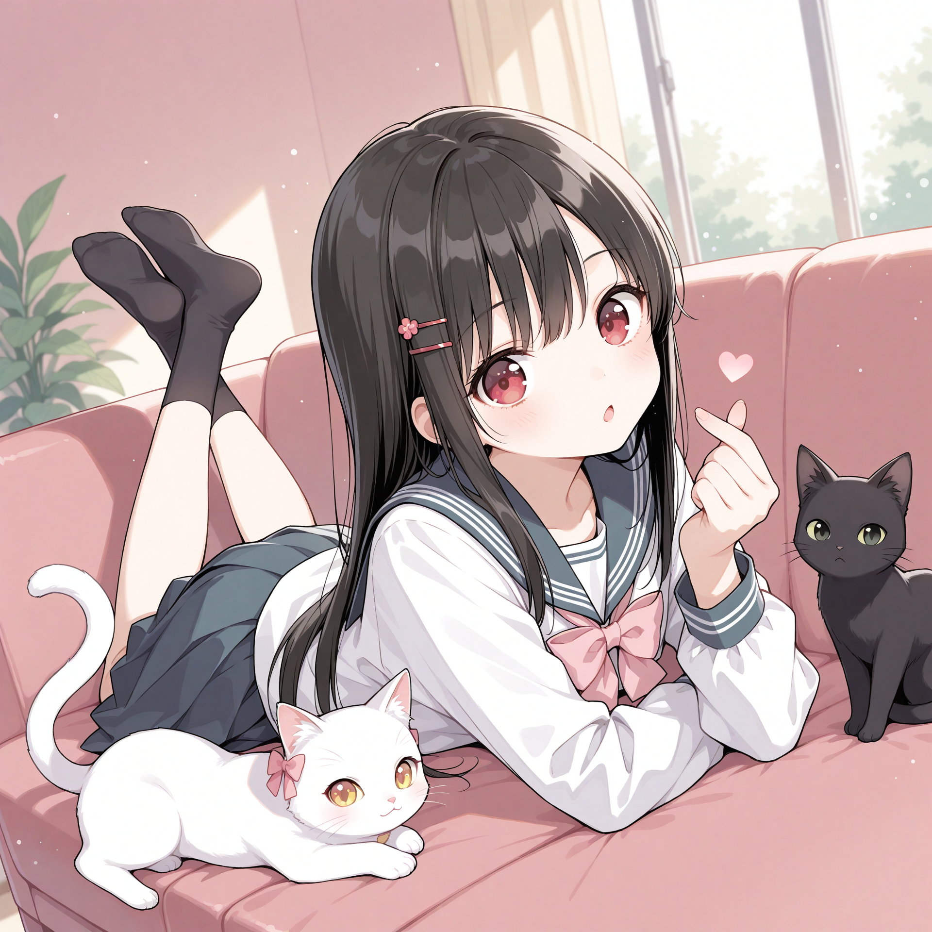 💗🐈🐈‍⬛