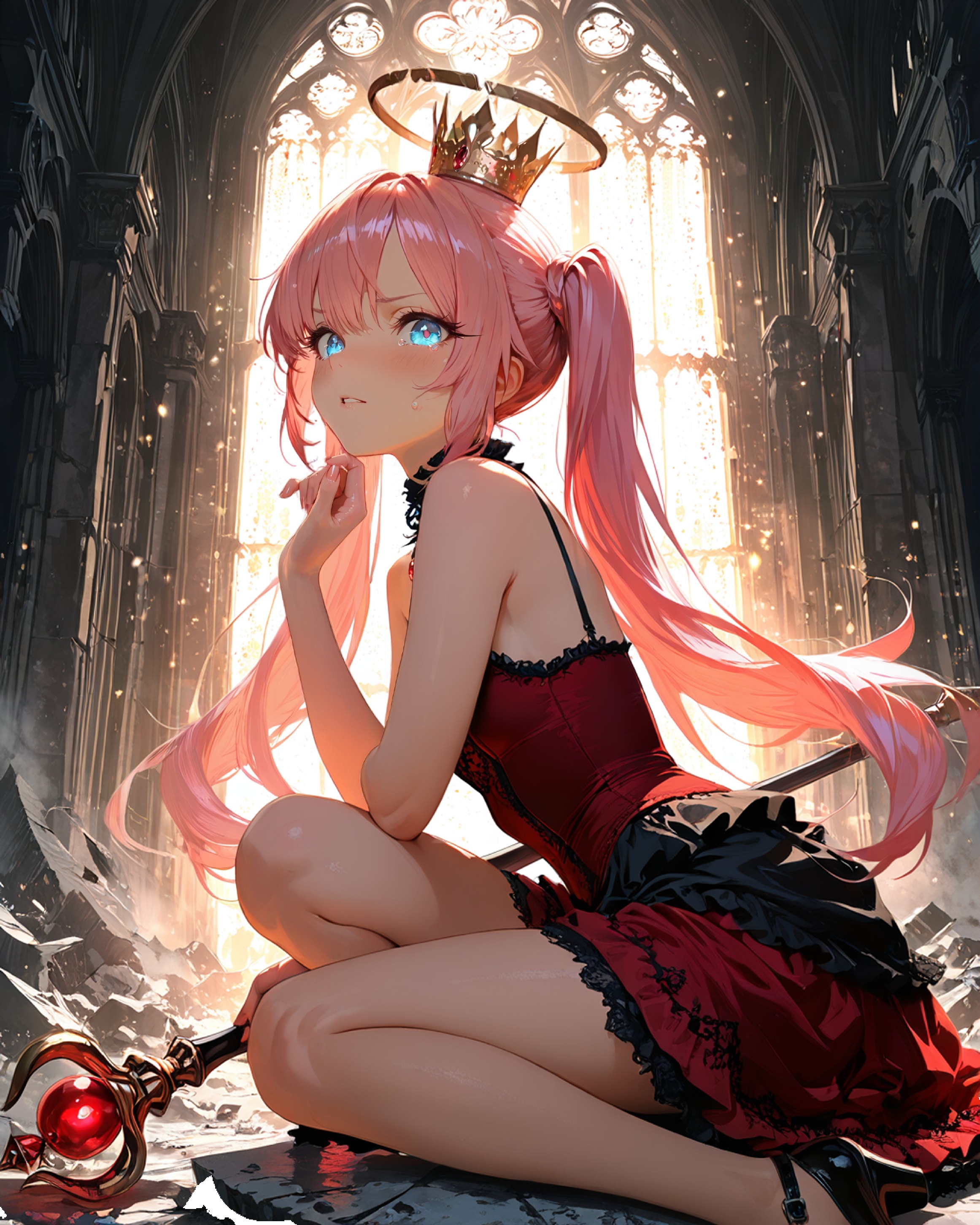 涙の戴冠 | の人気AIイラスト・グラビア