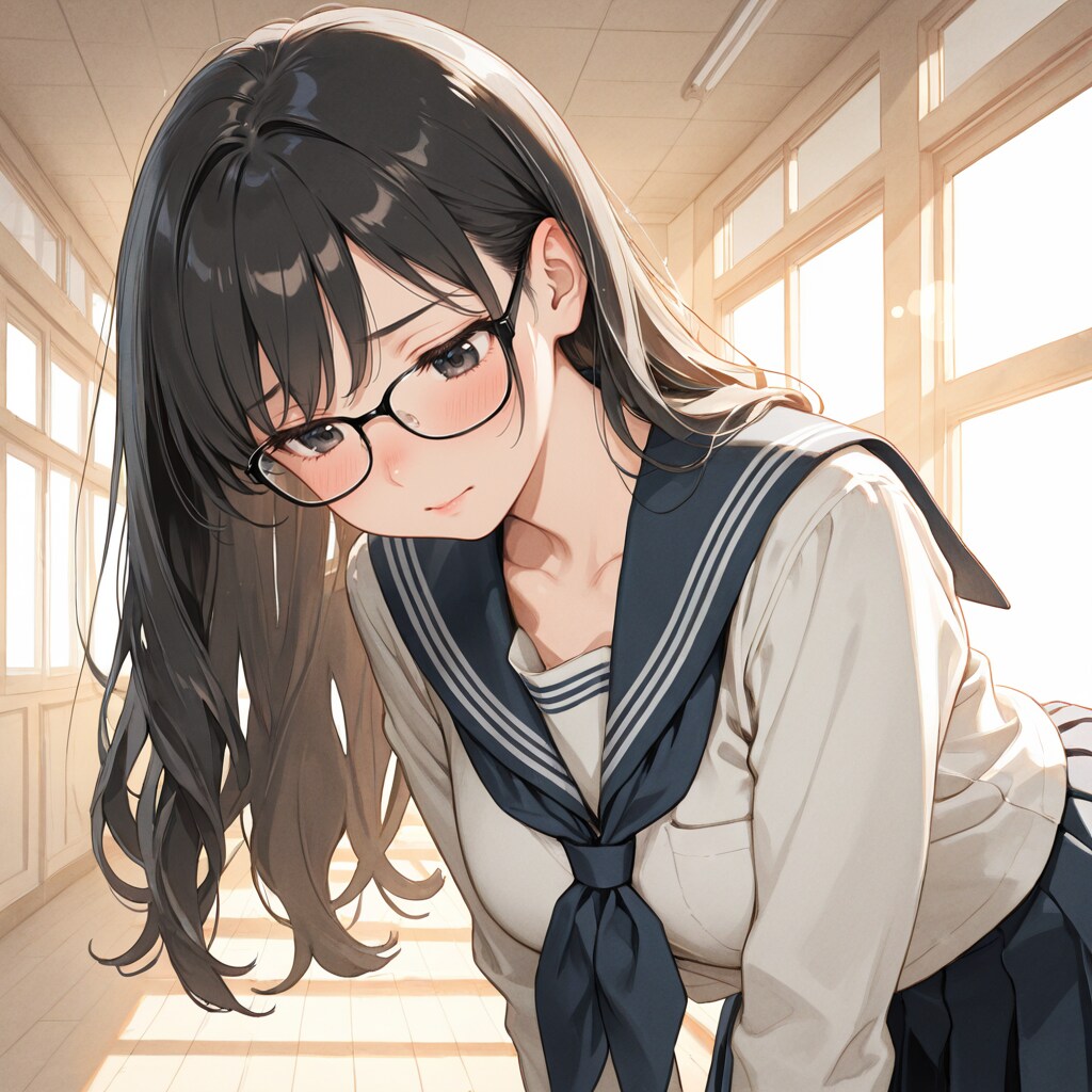 地味制服って… | の人気AIイラスト・グラビア