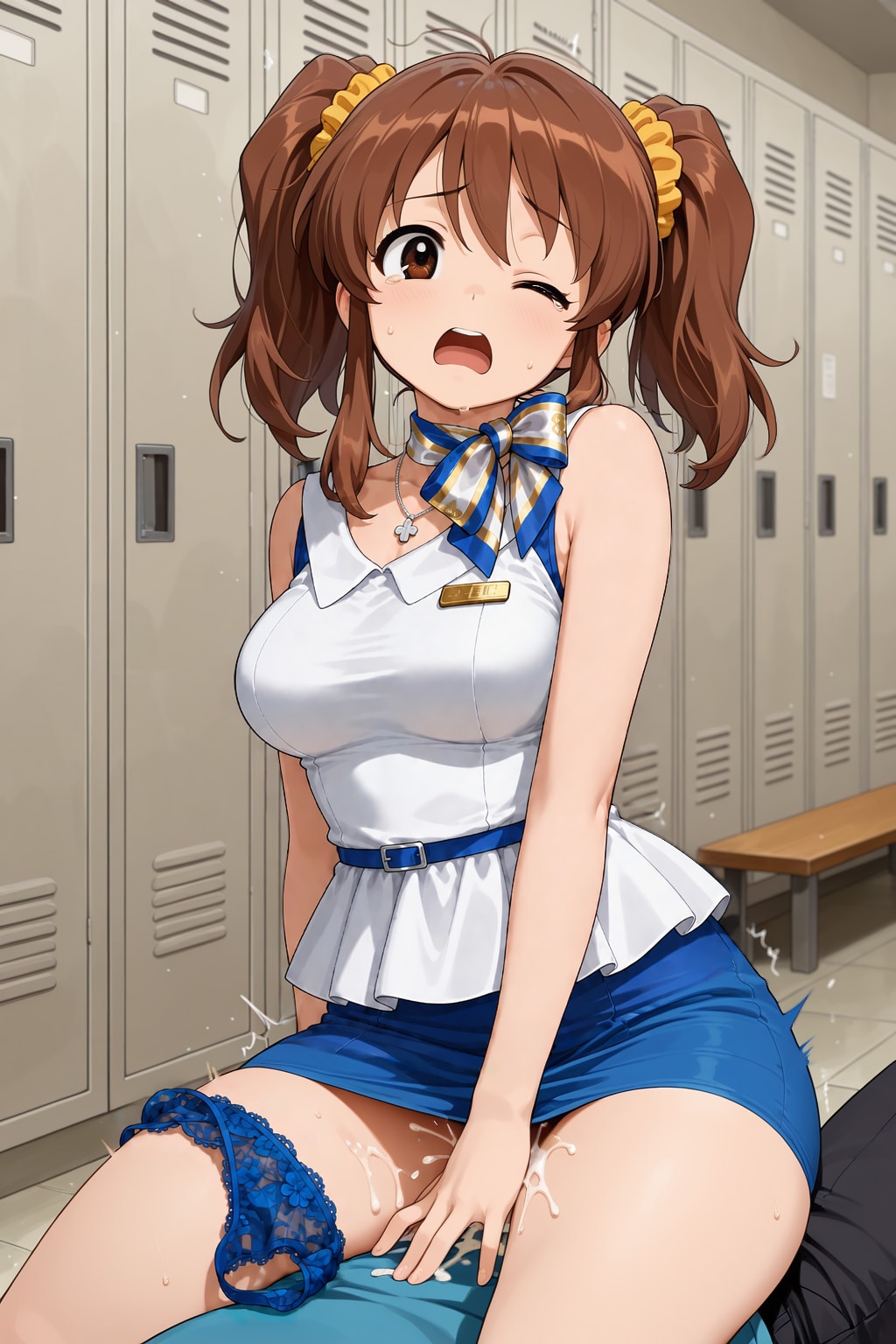 コンパニオンさんと更衣室で