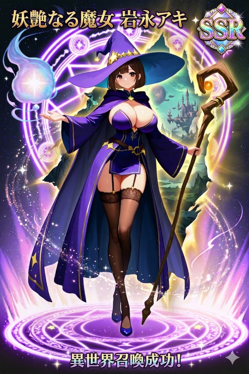 SSR妖艶なる魔女岩永アキ