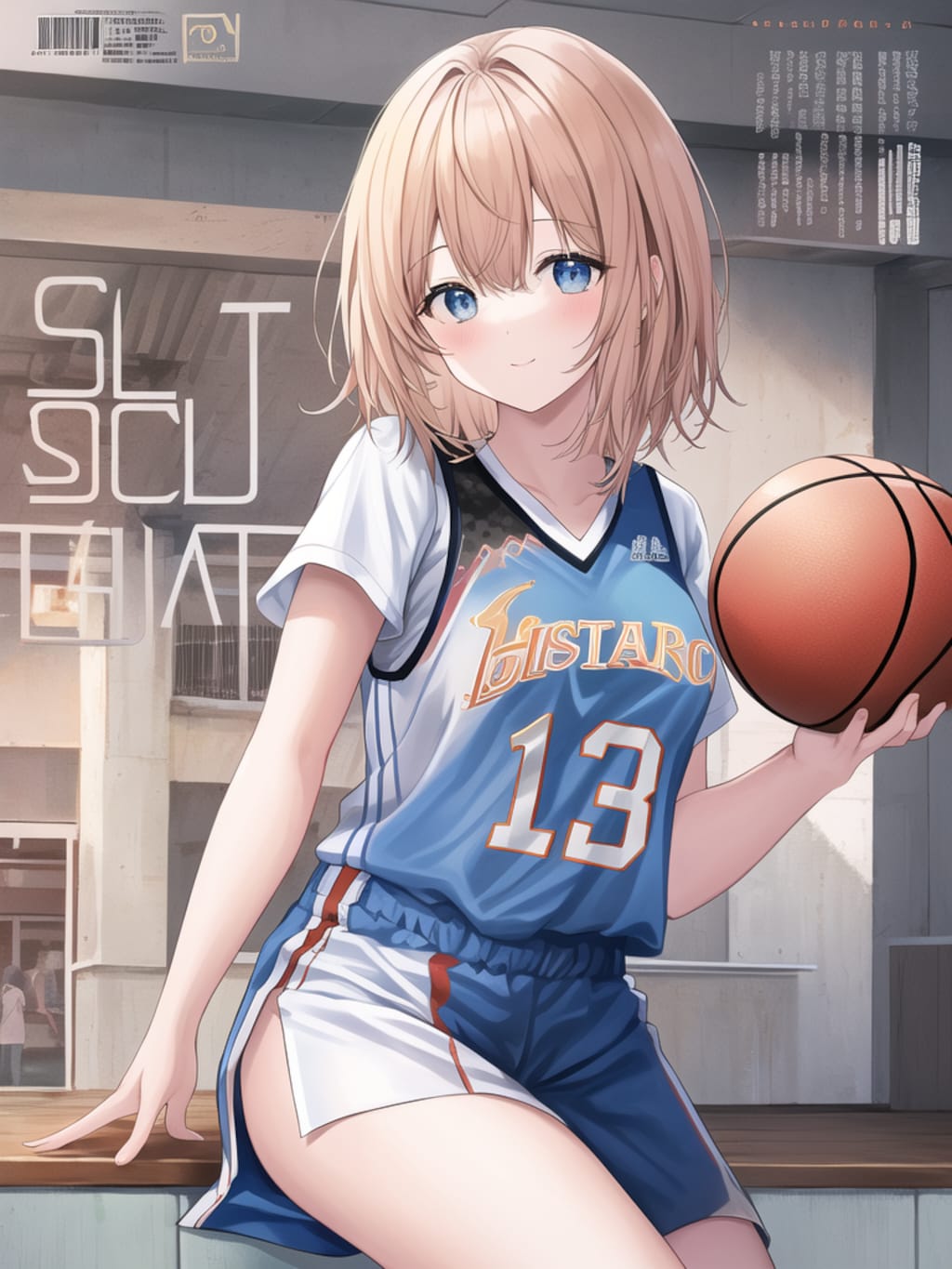 街で見かけたバスケ少女