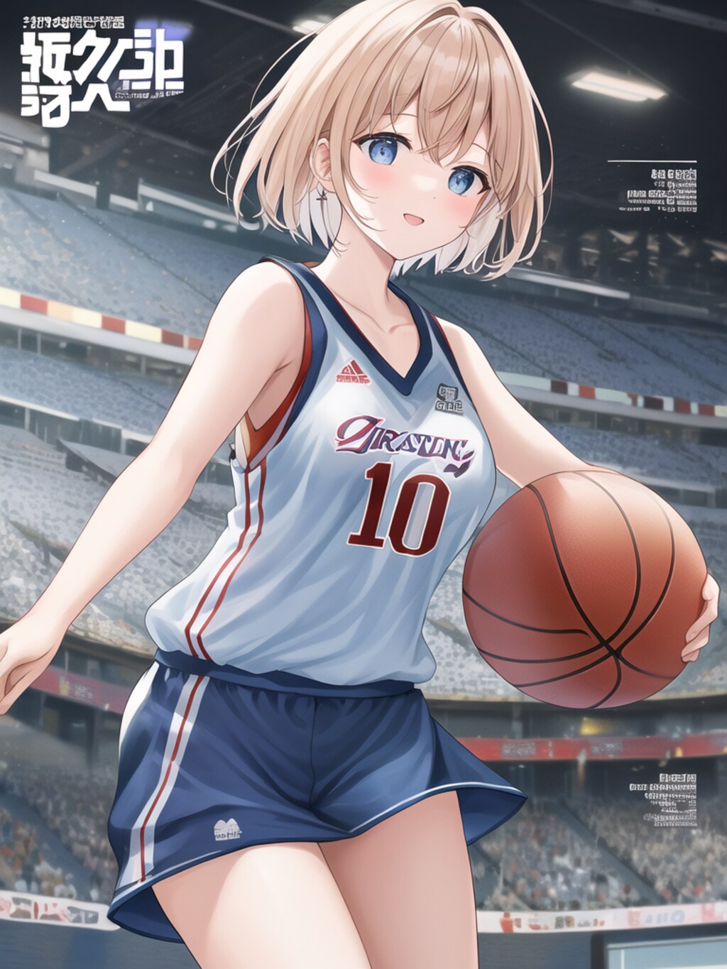 街で見かけたバスケ少女