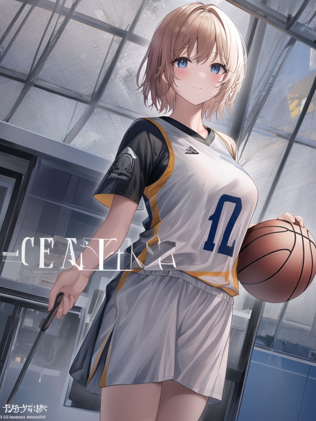 街で見かけたバスケ少女