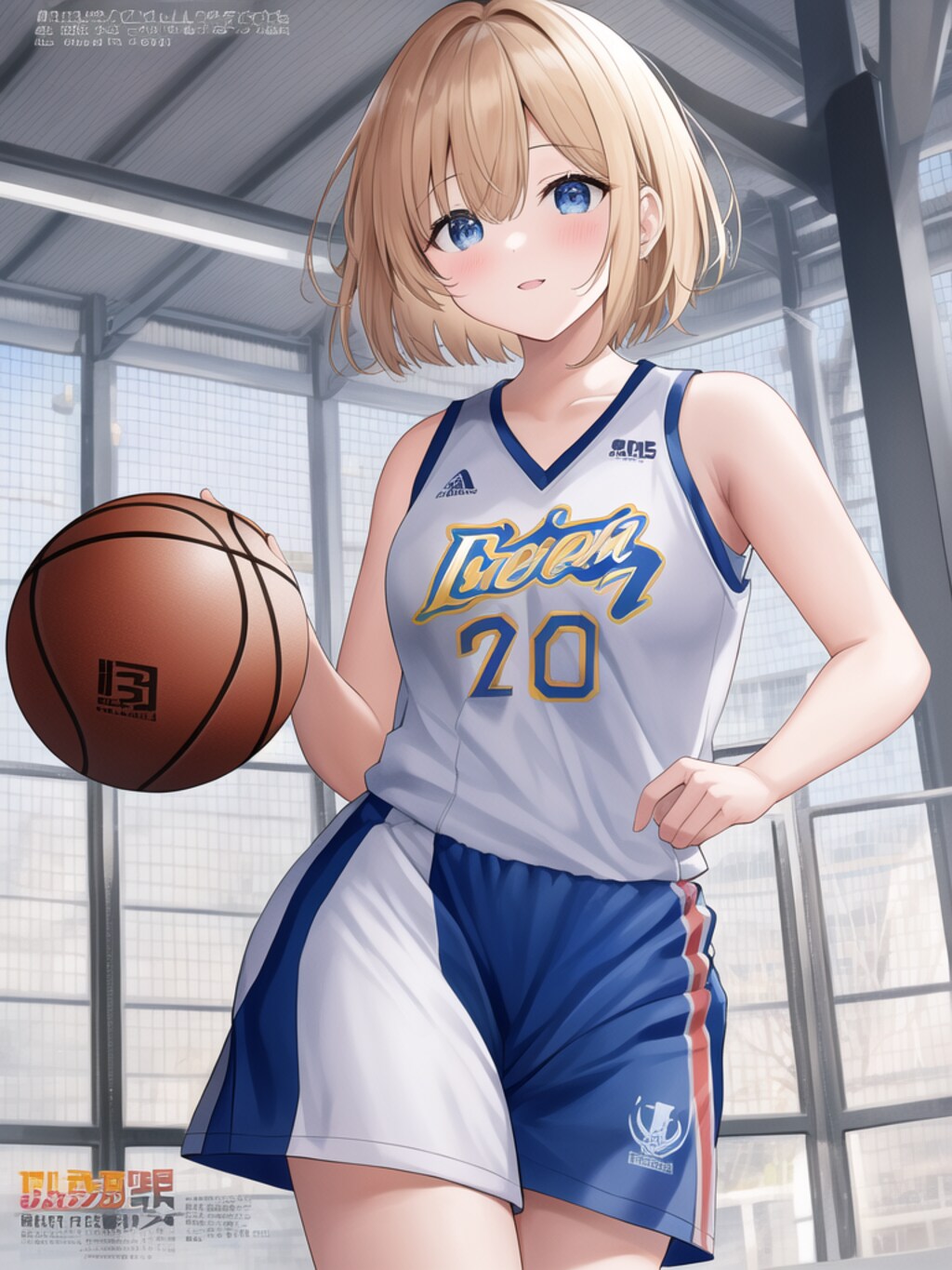 街で見かけたバスケ少女