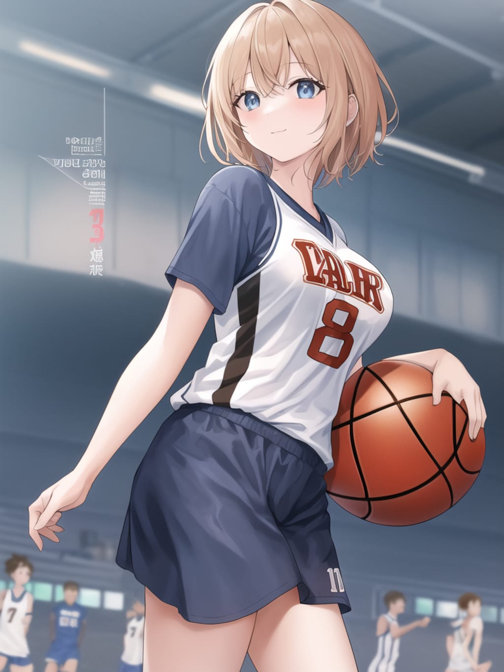 街で見かけたバスケ少女