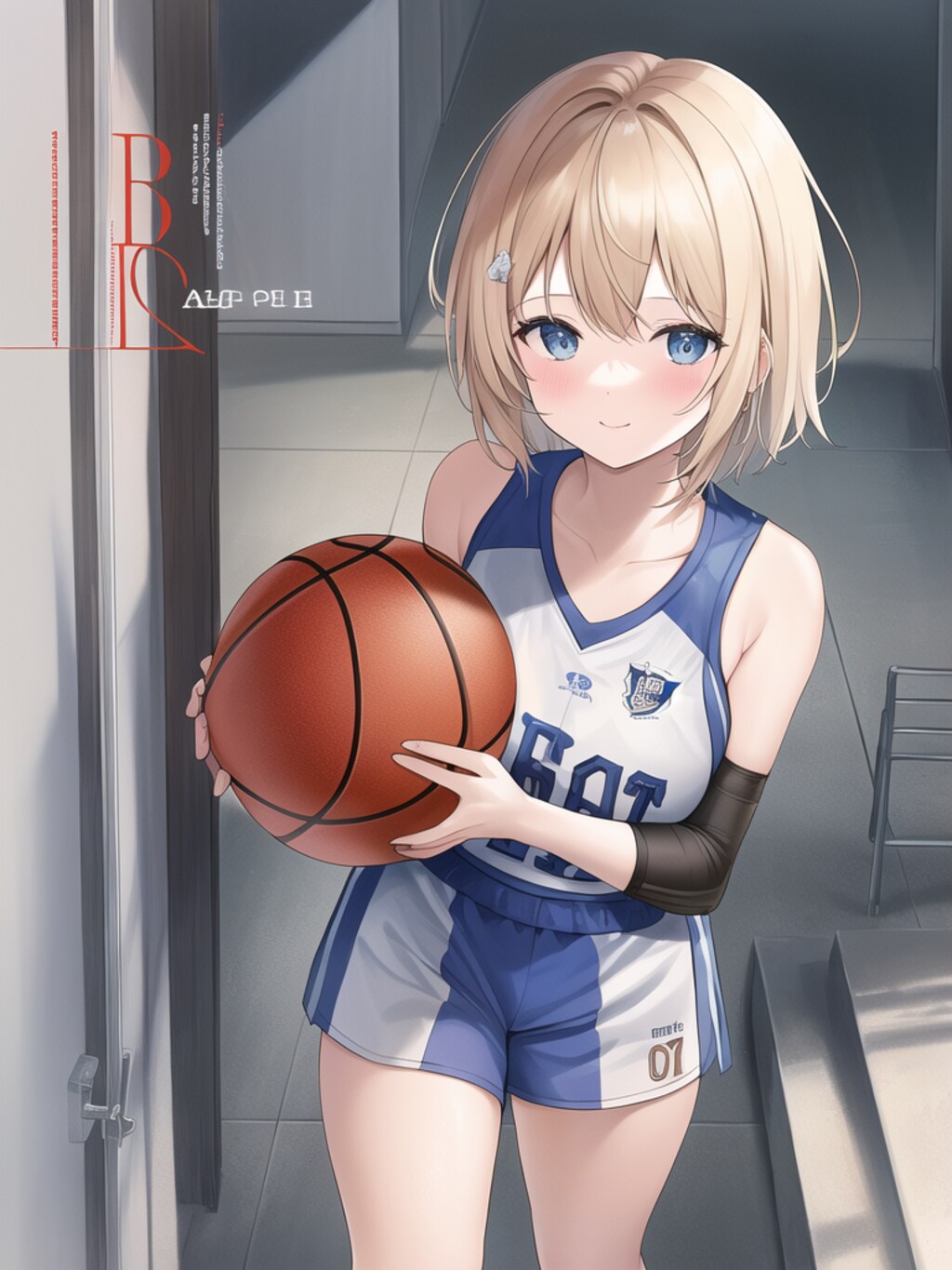 街で見かけたバスケ少女