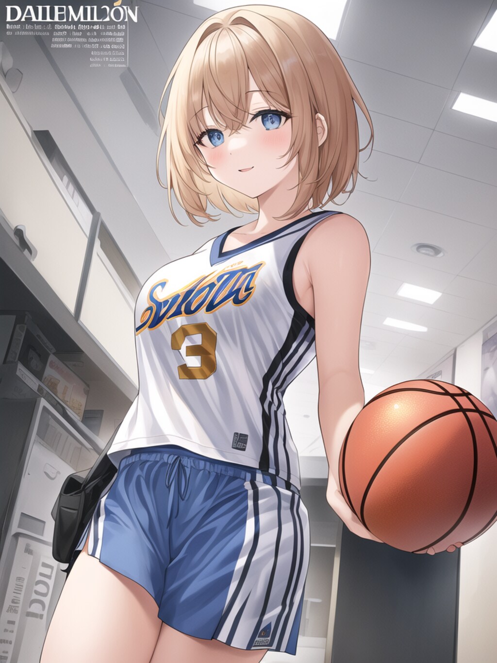 街で見かけたバスケ少女