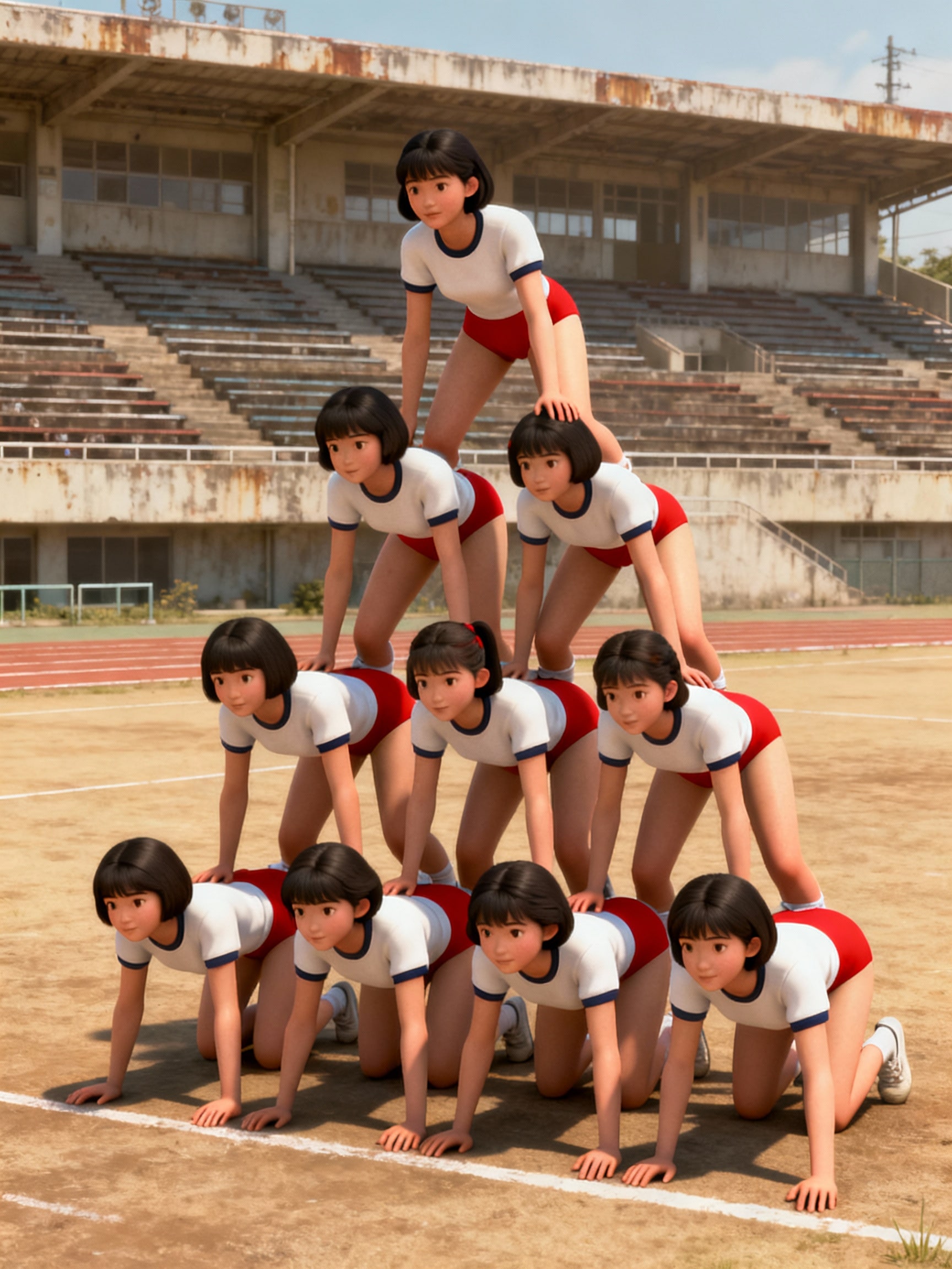 人間ピラミッド