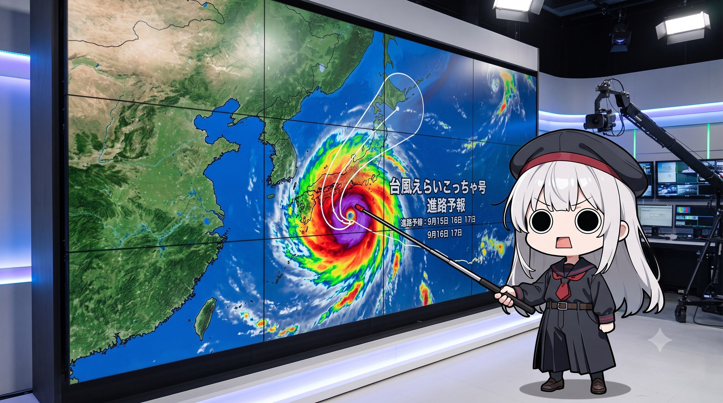 天気予報えらいこっちゃ嬢
