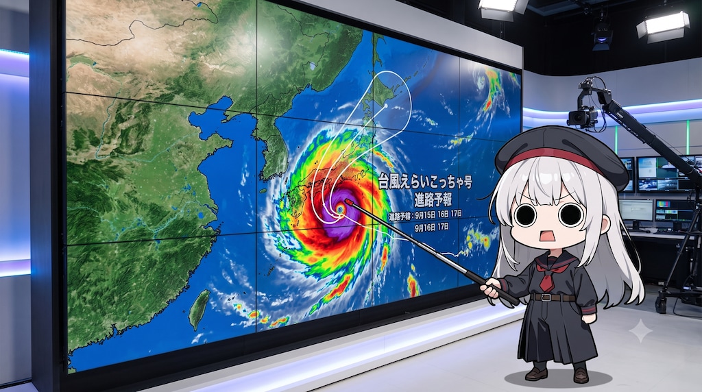 天気予報えらいこっちゃ嬢