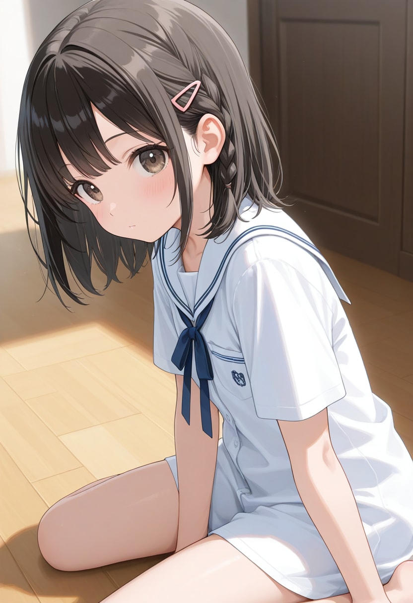 黒髪の美少女(415)