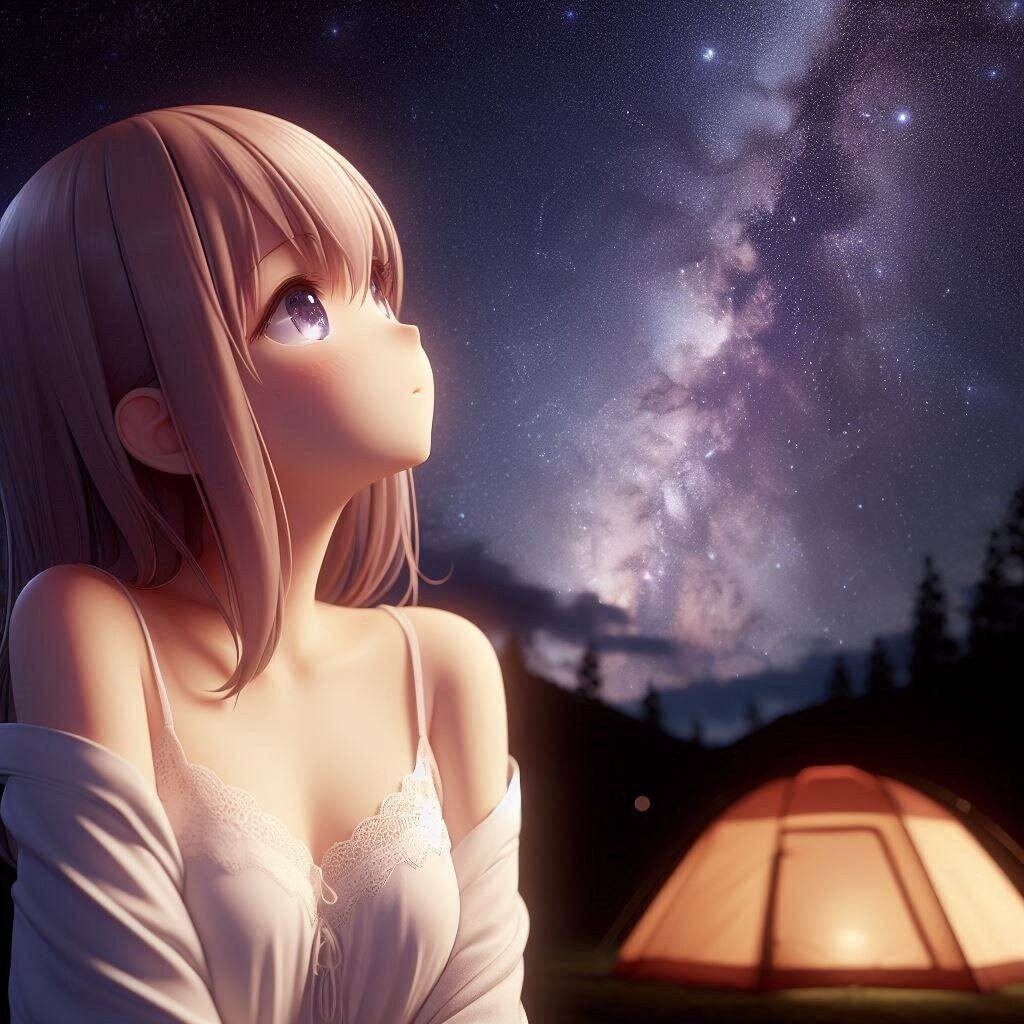 夏の夜空(DALL-E)(11)