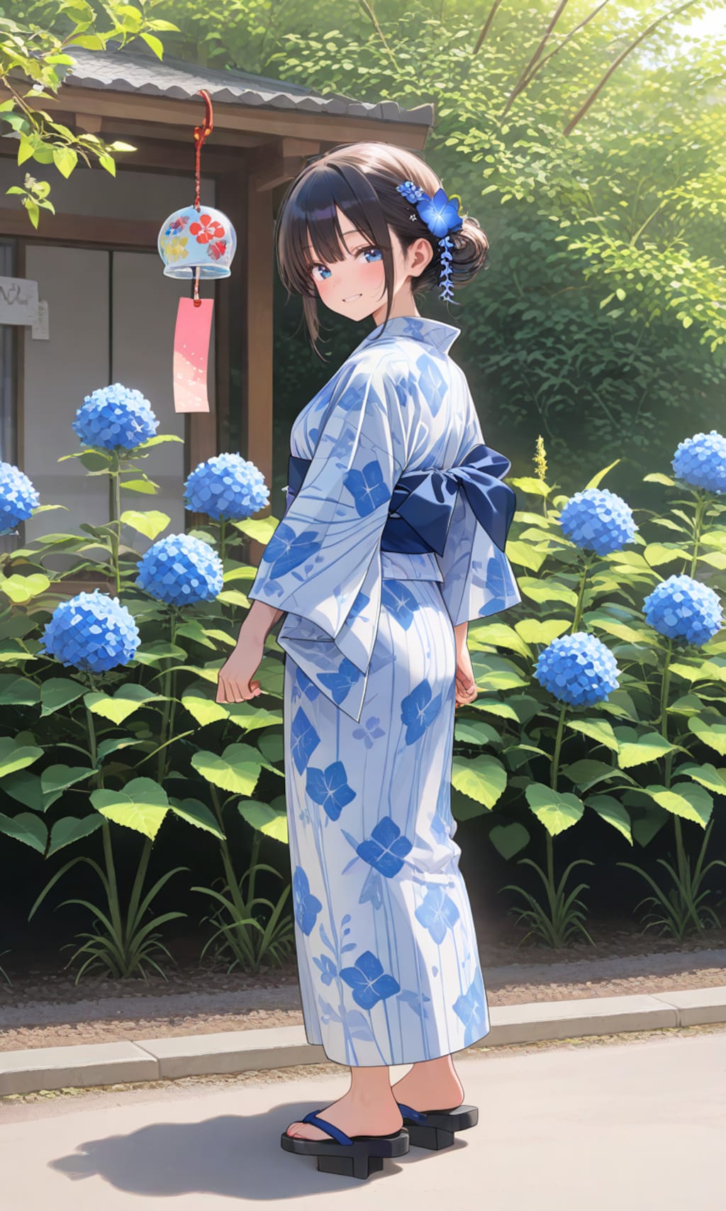 浴衣ちゃん（衣装といっしょ）