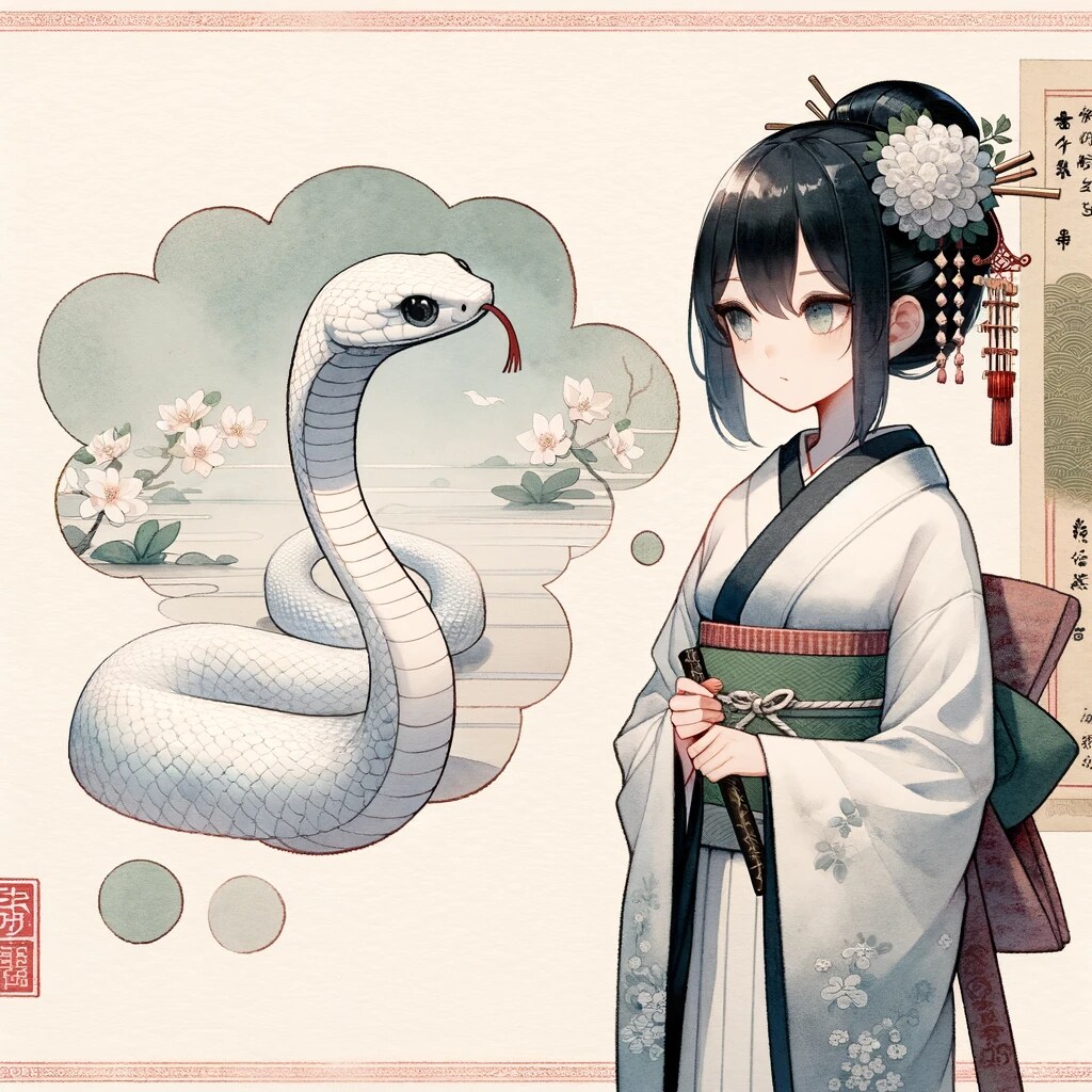 白い蛇の初夢を見たDLE