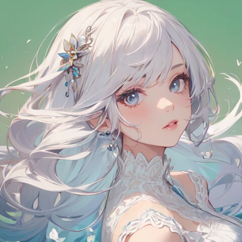 グリーングラデーション２ | の人気AIイラスト・グラビア