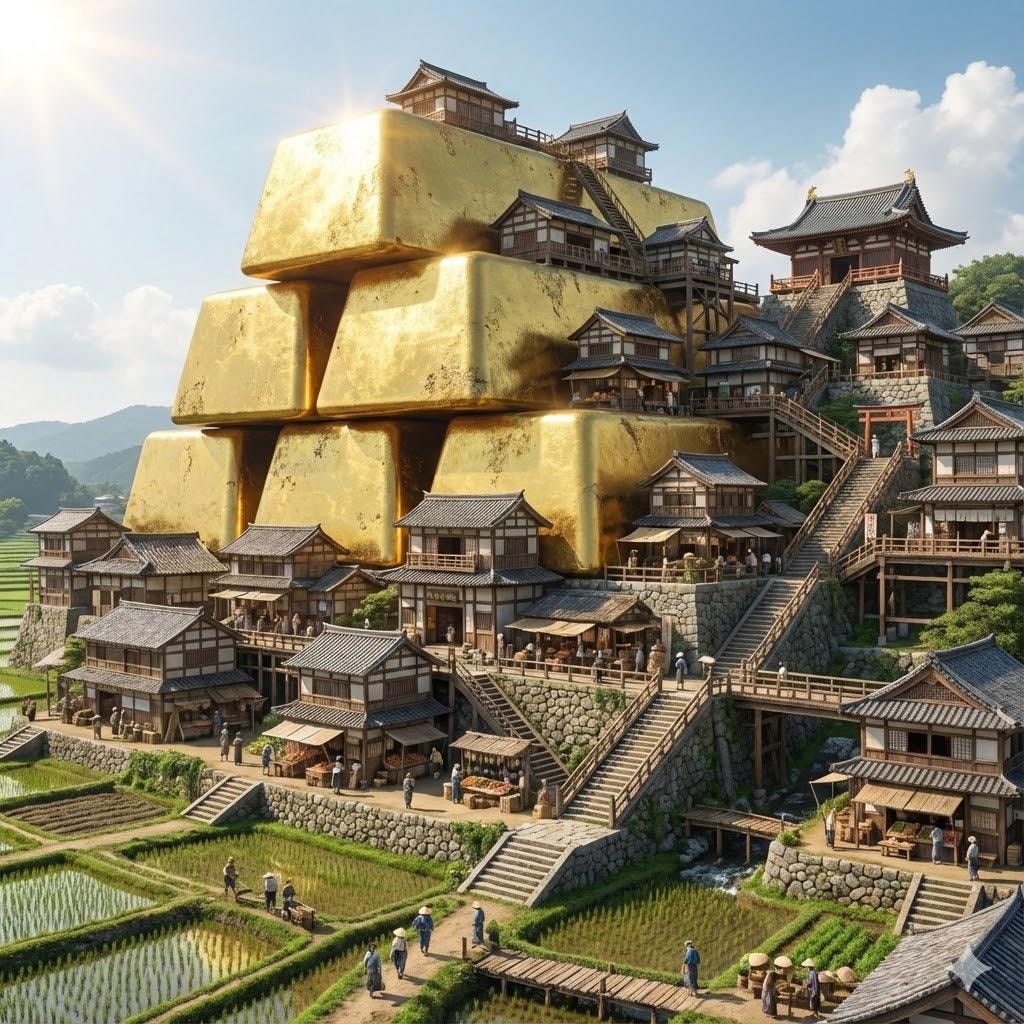 インゴット上の町